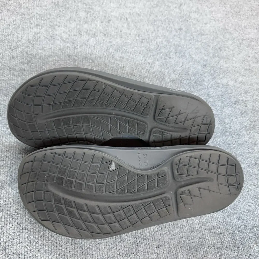 OOFOS Recovery Slide Sandals Gray  Men’s 14 Women’s 12  EU 45